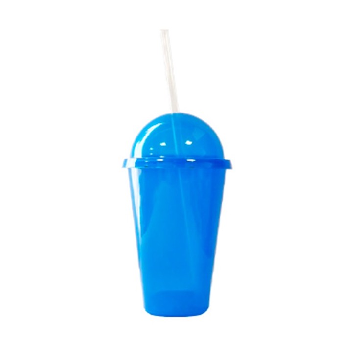 Blue Bubble Cup With Straw BPA Free